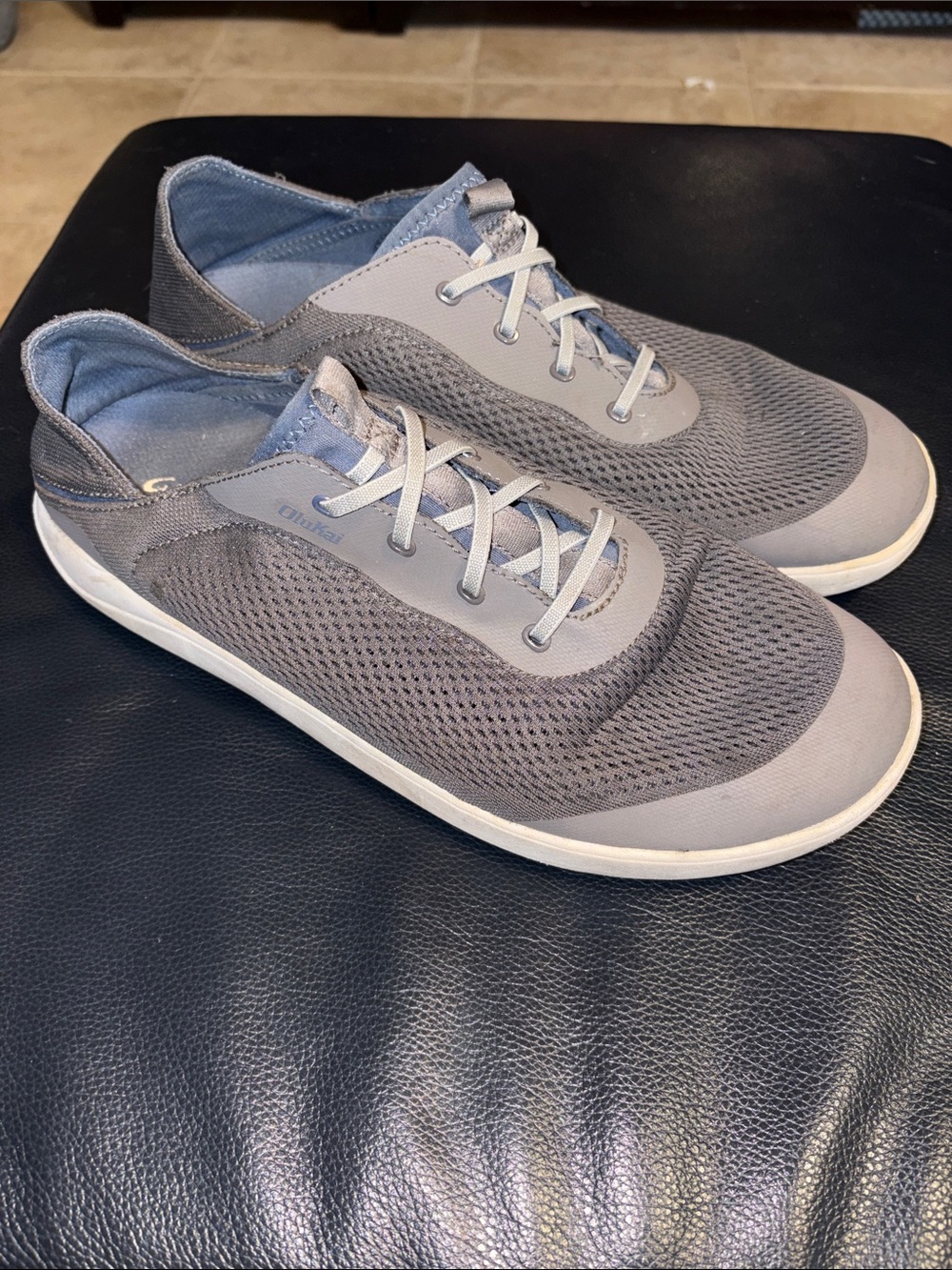Olukai Moku Pae Breathable Mesh Boat Shoe Slip On